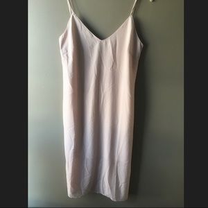 Champagne Spaghetti Strap Dress